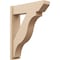 Ekena Millwork 8-in W x 30-in D x 38-in H Funston Slat Rough Cedar Woodgrain TimberThane Outlooker, Primed Tan OUTUR080X30X38FST24RCPR - alternate 1